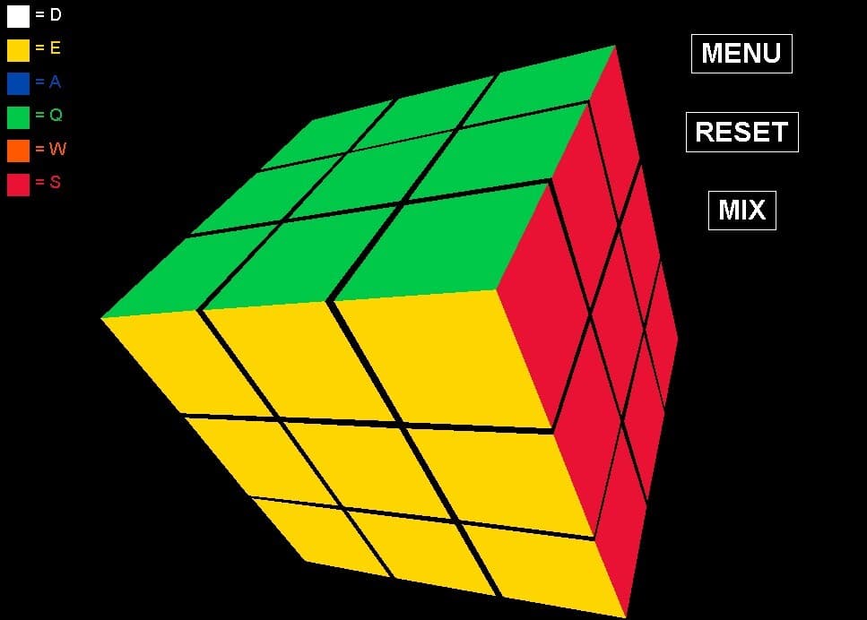 Java Rubics Cube (Yes I know it is "Rubiks" and not Rubics) screenshot 4