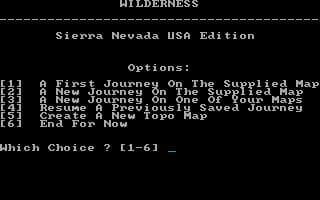 Wilderness: A Survival Adventure