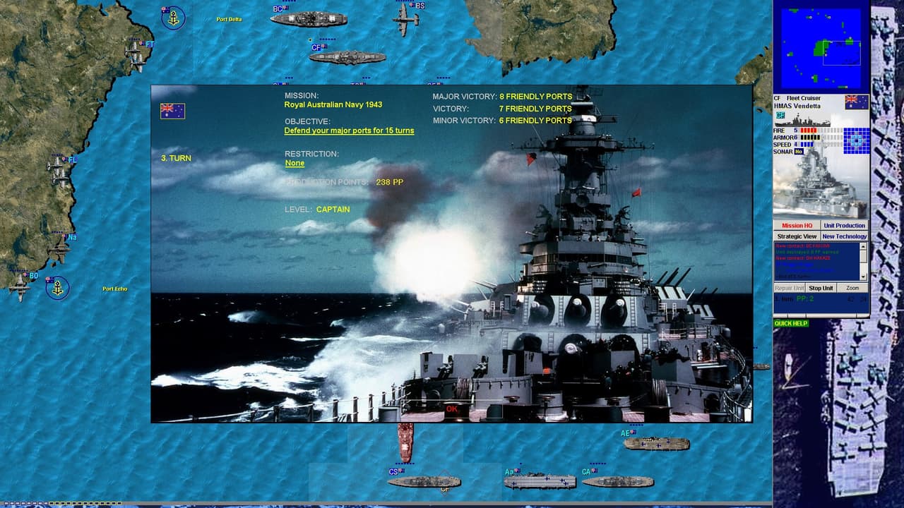 Battleships and Carriers - Pacific War screenshot 2