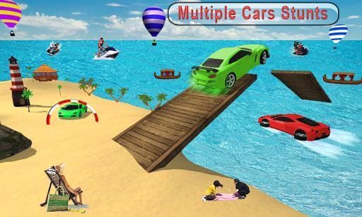 Water Surfer car Floating Beach Drive screenshot 3