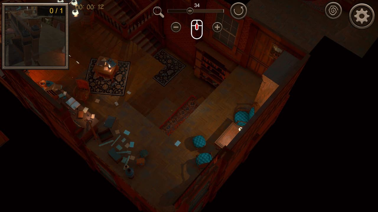 Hidden Old House Top-Down 3D screenshot 3