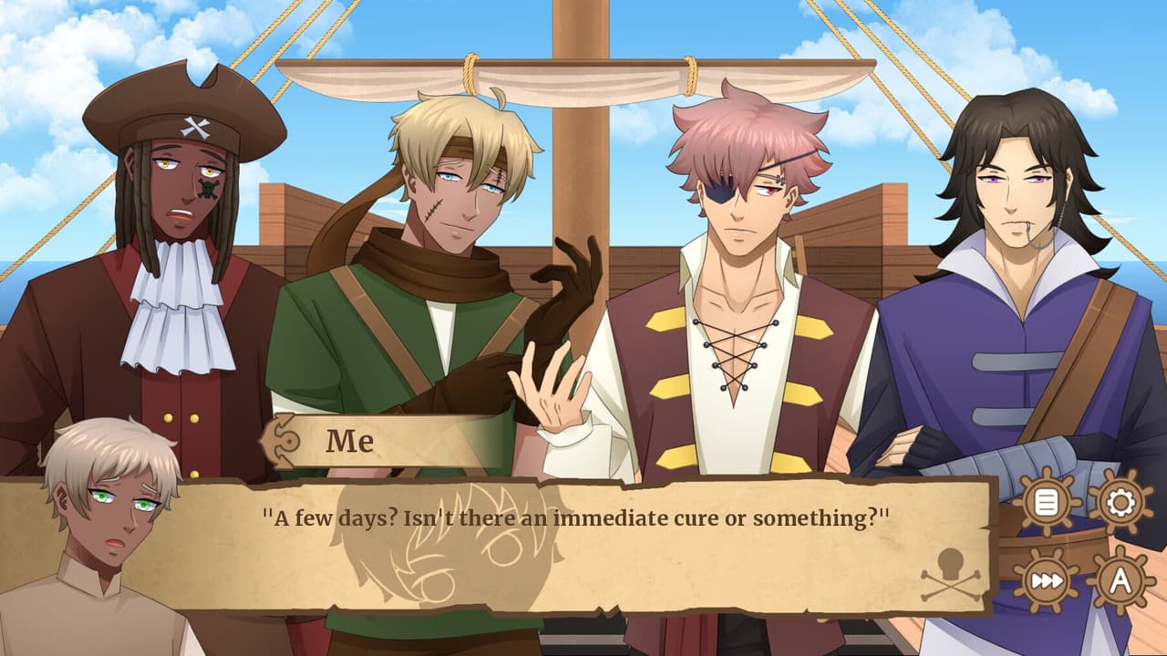 Rapscallions On Deck - A Friendship Otome screenshot 4