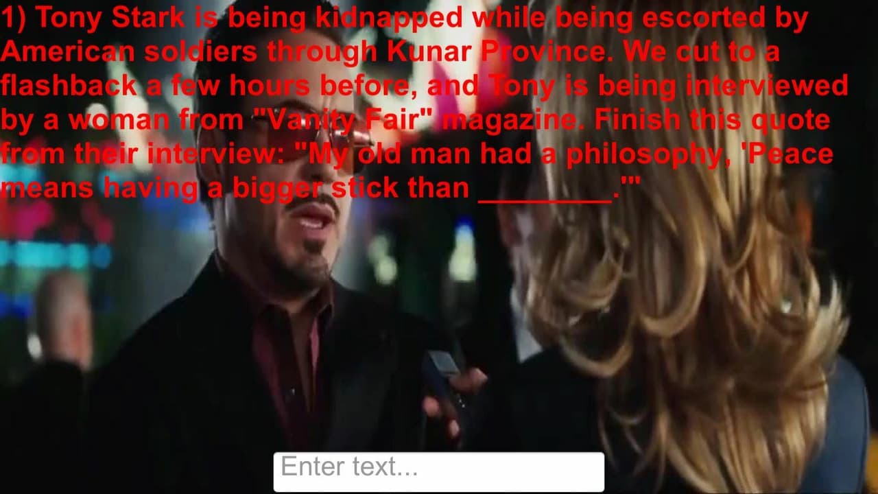 MCU Trivia Game