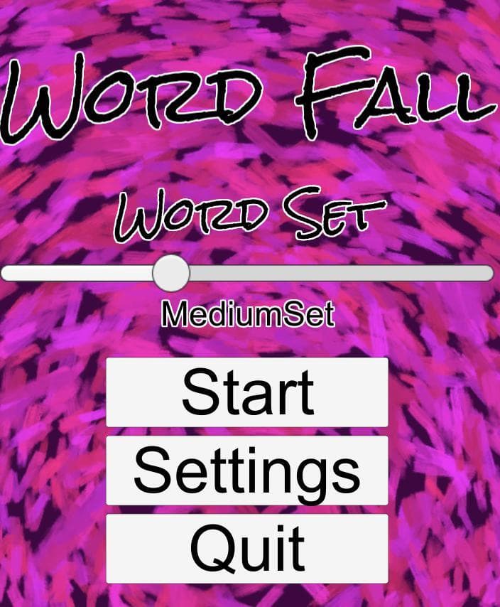 Word Fall (A_Thor) screenshot 5