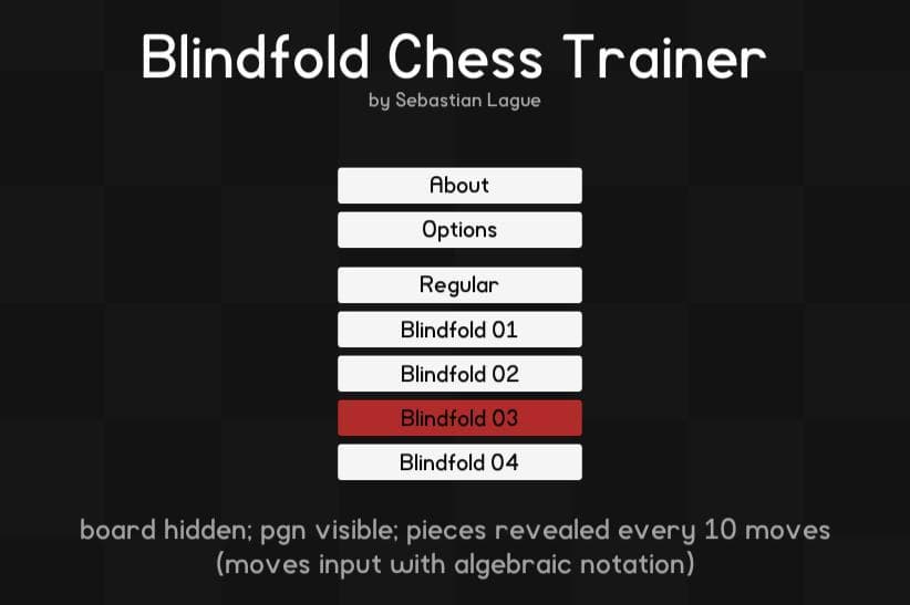 Blindfold Chess Trainer screenshot 2