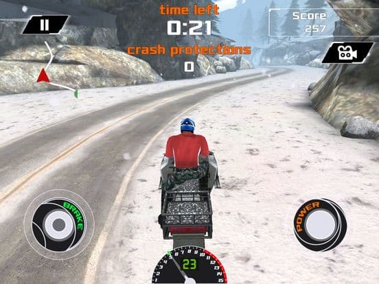 Arctic Snowmobile Racing - 3D eXtreme Winter Ice Trails Driving Edition Free screenshot 3
