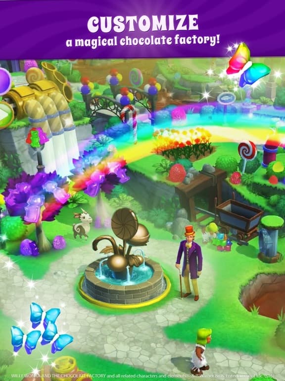 Wonkas World of Candy Match 3 screenshot 2