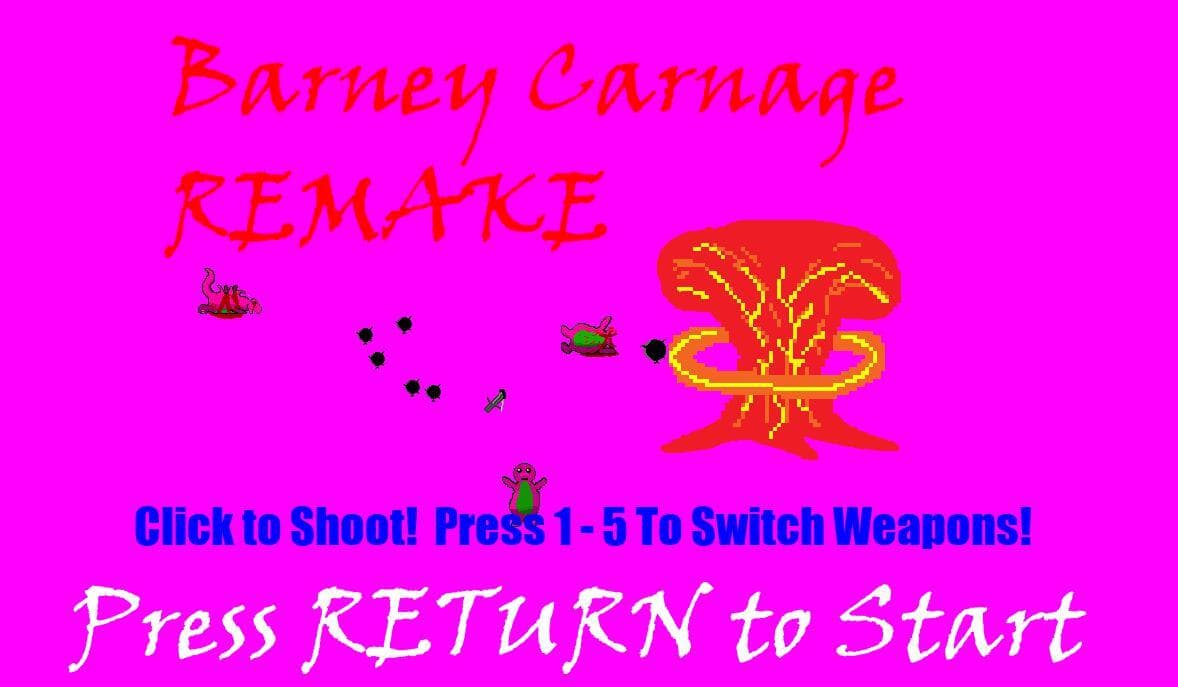 Barney Carnage REMAKE screenshot 2