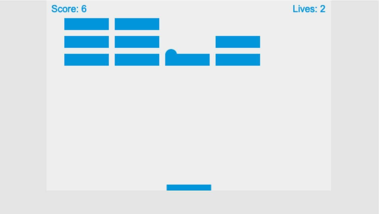 BreakOut - A Ball And Paddle Game