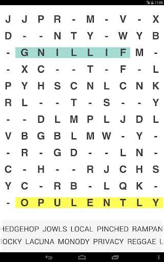 Missing Vowels Word Search screenshot 4