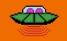 Pixel art alien UFO pack screenshot 3