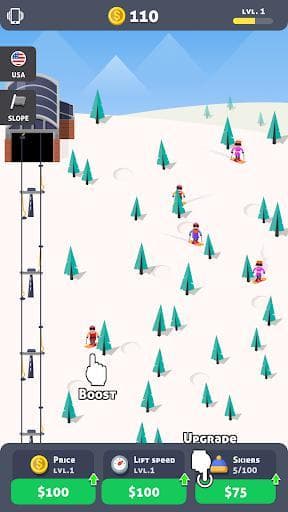 Snow Racer screenshot 2