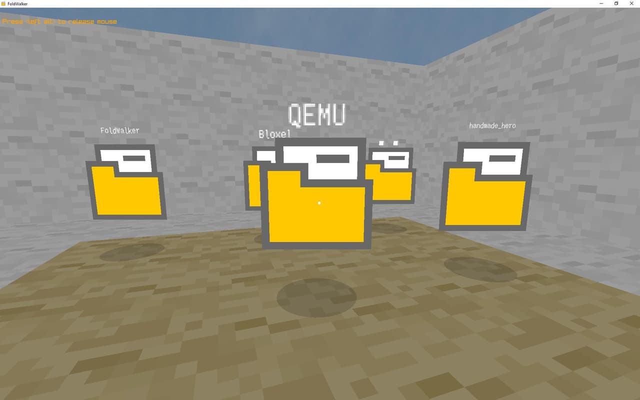 FoldWalker screenshot 2