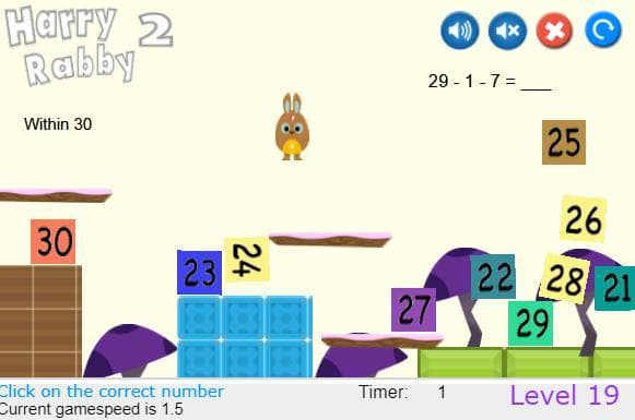 HarryRabby2 Subtraction with 3 numbers FREE screenshot 4