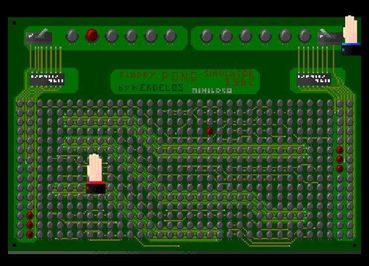 Flappy Pong Simulator 1962