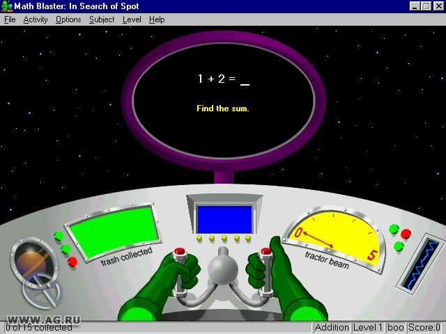 Math Blaster: In Search of Spot screenshot 2