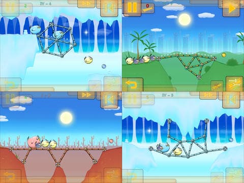 Fat Birds Build a Bridge! HD screenshot 5