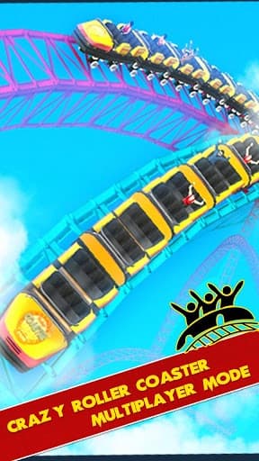 Roller Coaster Racing 3D 2 player screenshot 2