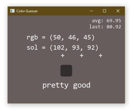 Color Guesser