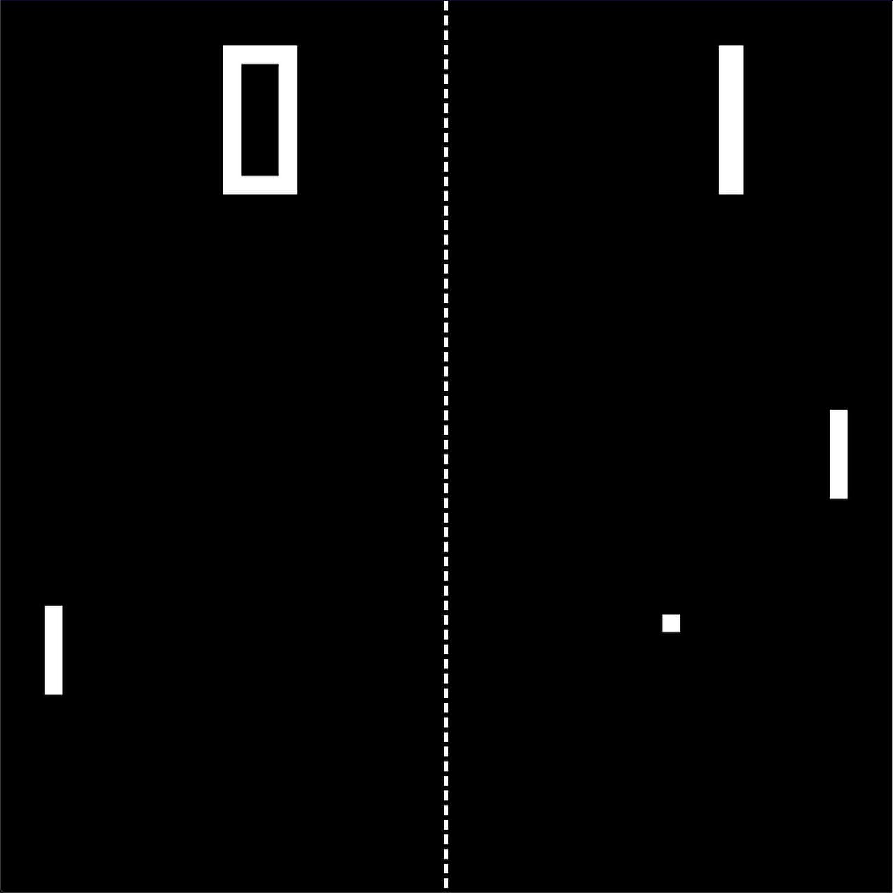 (playing with yourself) Pong - Atari