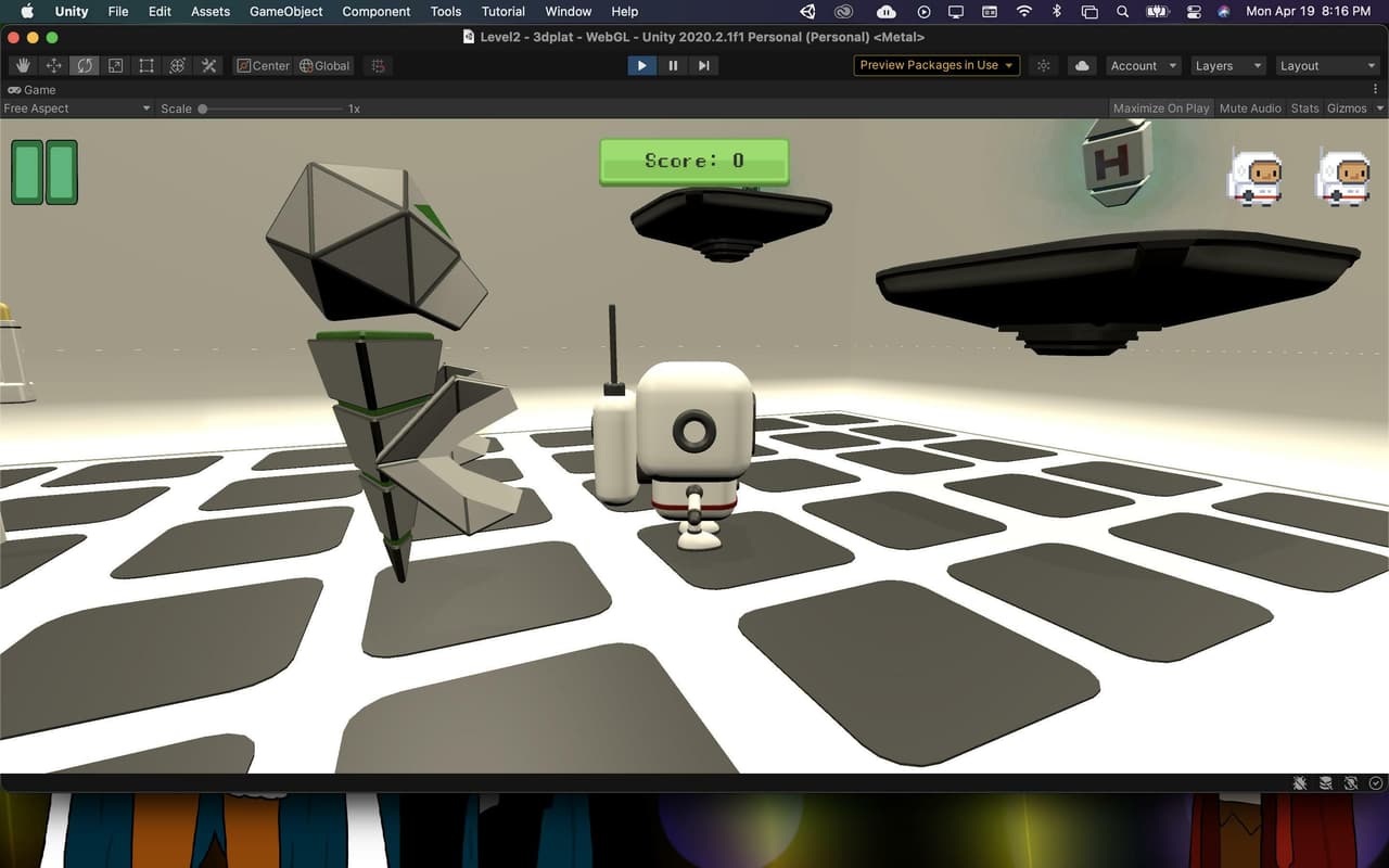 3D Platformer (colbytway)