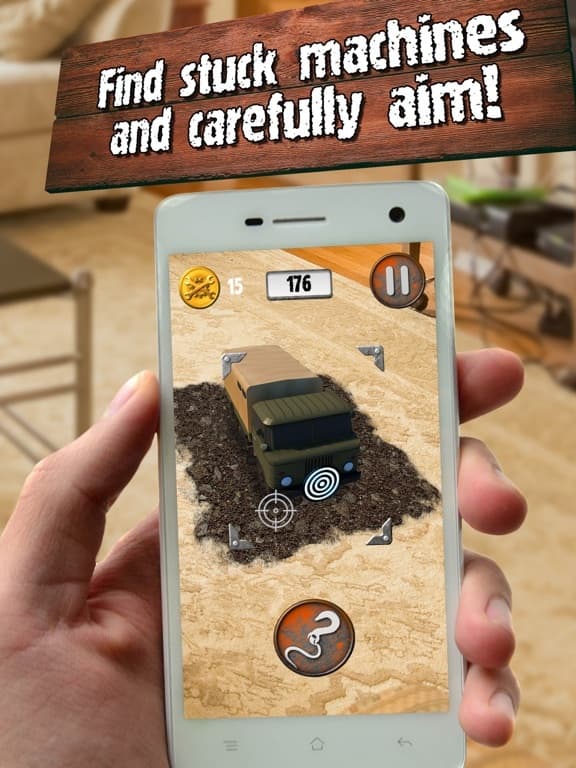 AR Pulling Chained Truck screenshot 2