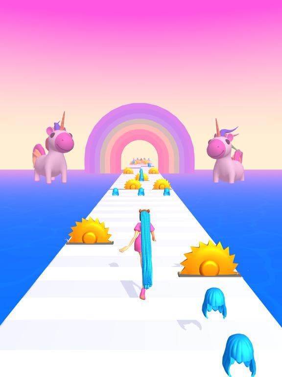 Twerk Hair 3D - Skincare Run screenshot 2