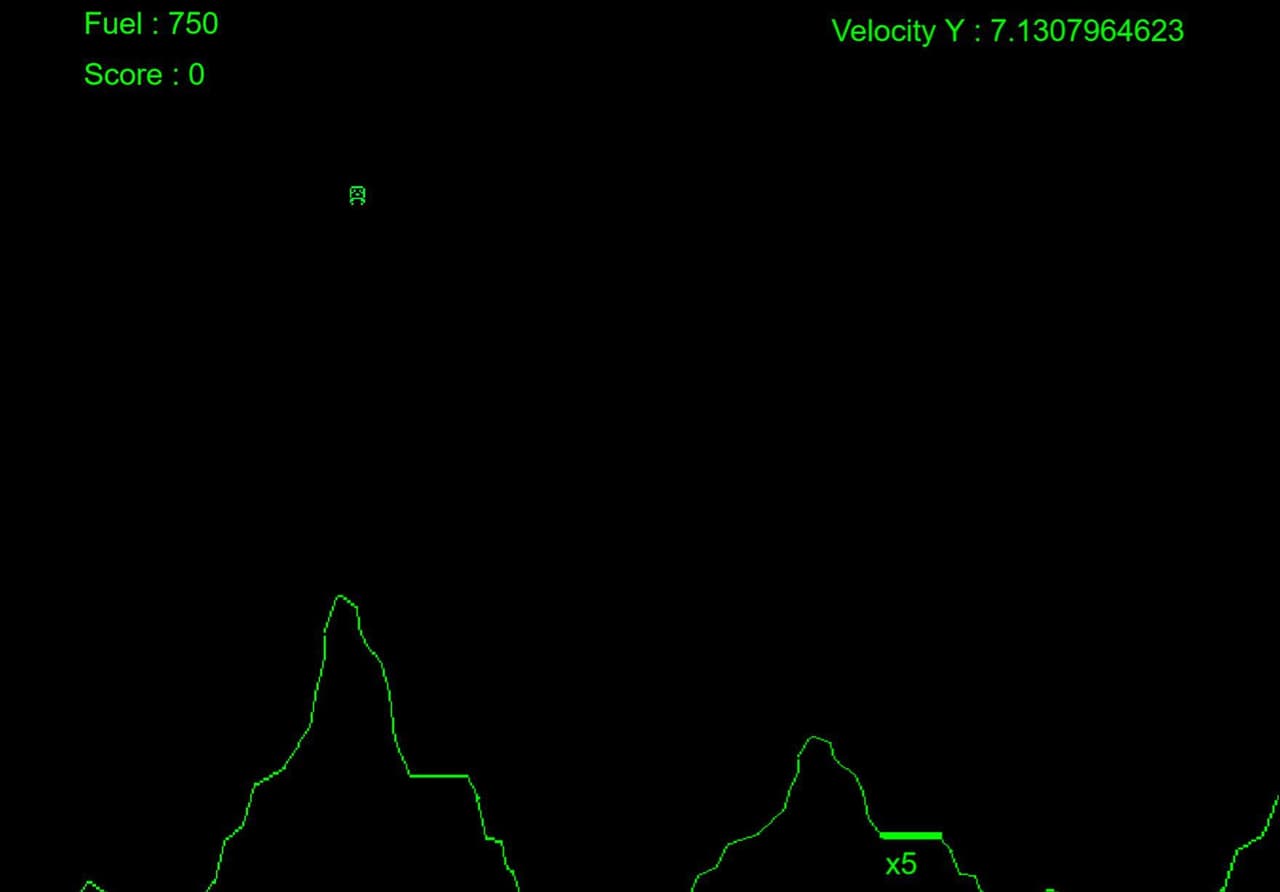 Cute Lunar Lander screenshot 2