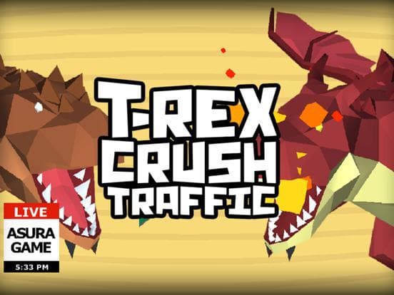 T-Rex crush traffic: Survival