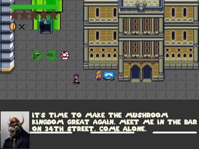 Super Mario City: Urban Fracas (Wireframe Prototype) screenshot 3