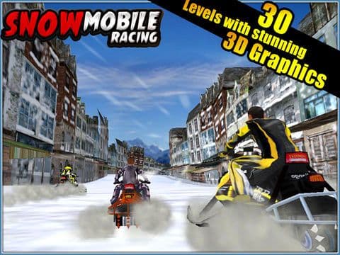 SnowMobile Racing 3D ( Action Race Game / Games ) screenshot 3