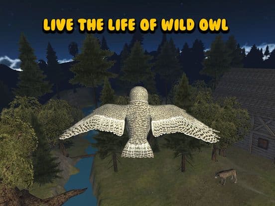 Flying Owl Bird Survival Simulator 3D screenshot 2