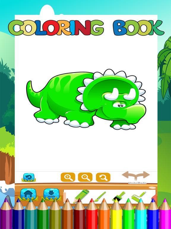 Dinosaur Coloring Book Kids Learn Drawing,Painting screenshot 2