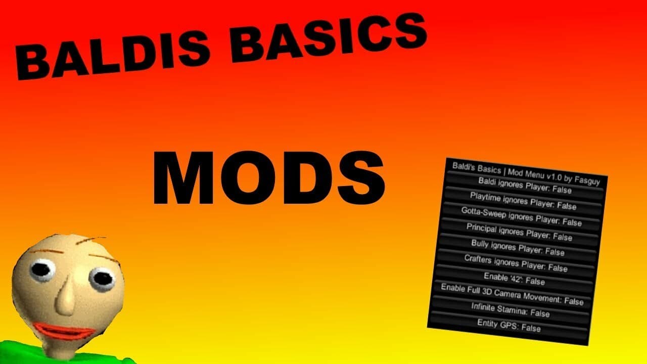 Guide to Baldis Basics Mod Menu screenshot 6