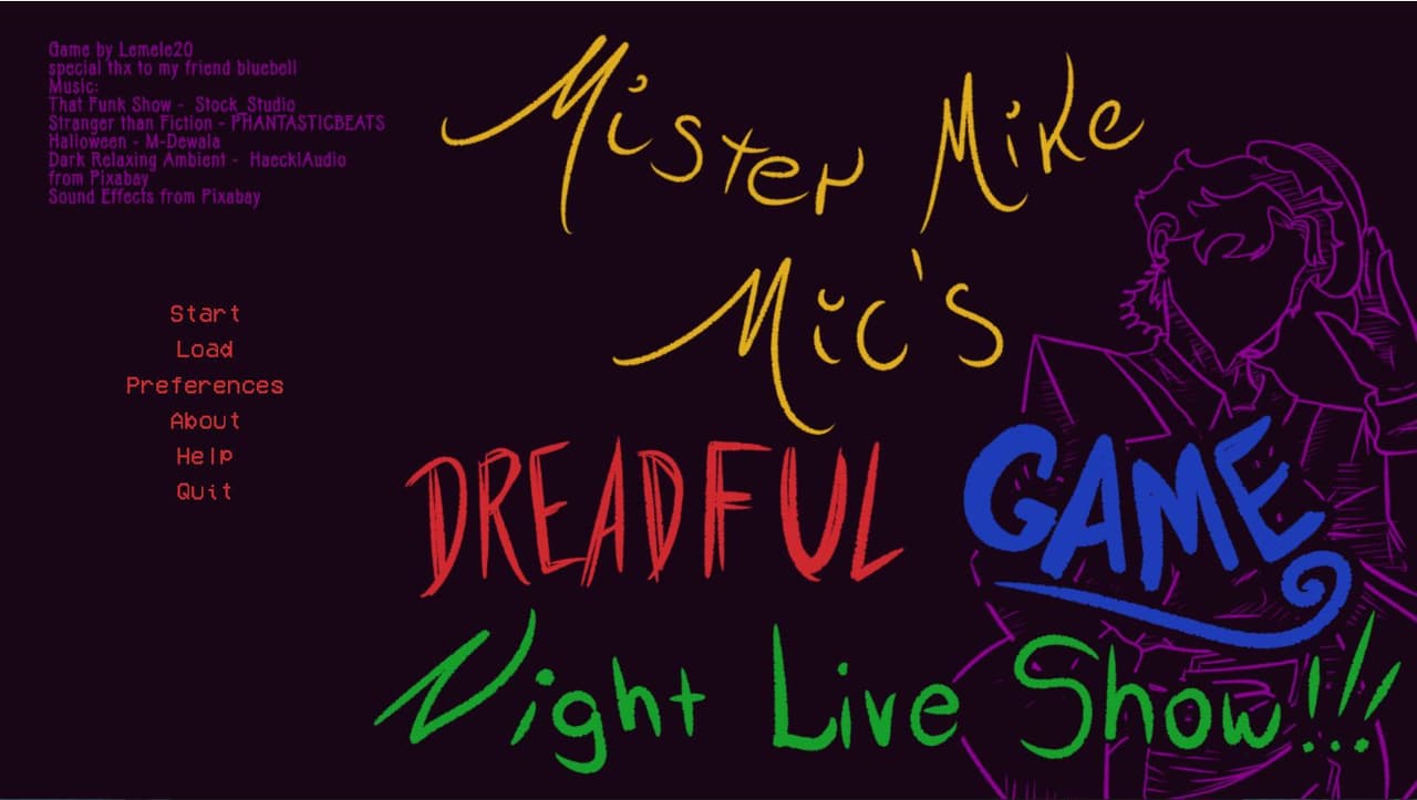 Mister Mike Mics Dreadful Game Night Live Show!!! screenshot 3
