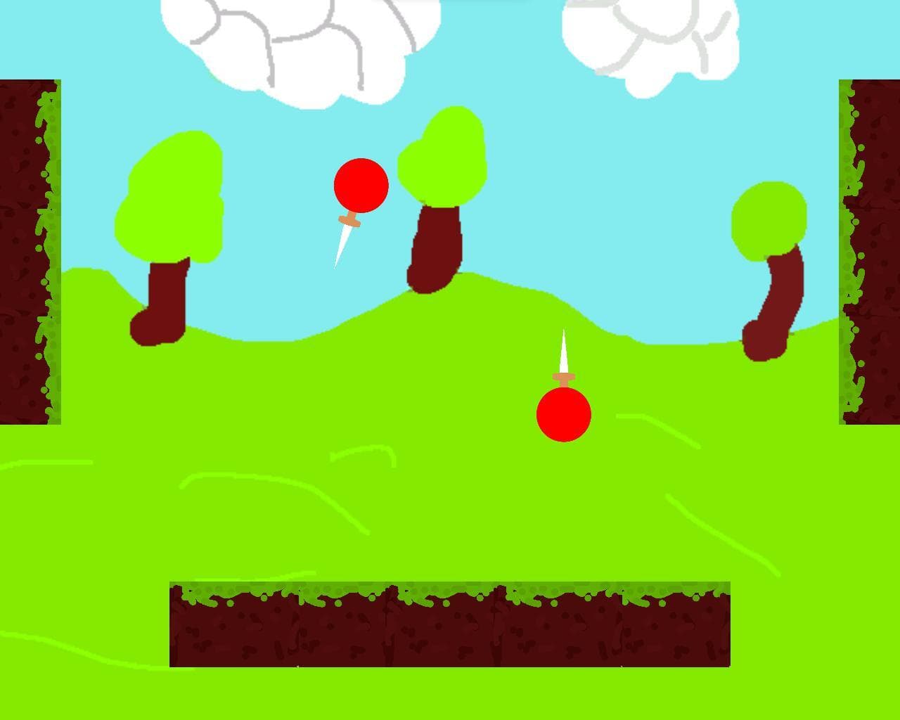 Bouncing balls! (with swords)