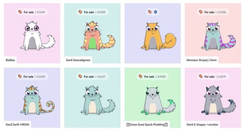 CryptoKitties screenshot 3