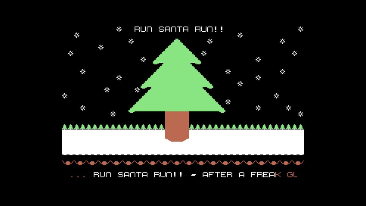 Run Santa Run!! C64. screenshot 2
