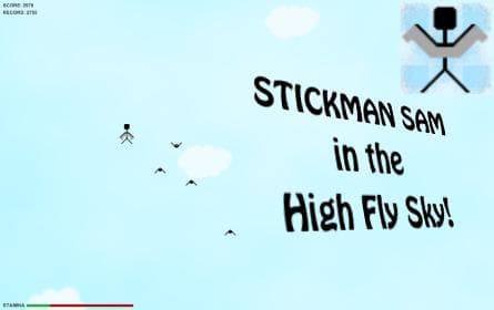 Stickman Sam in the High Fly Sky screenshot 2