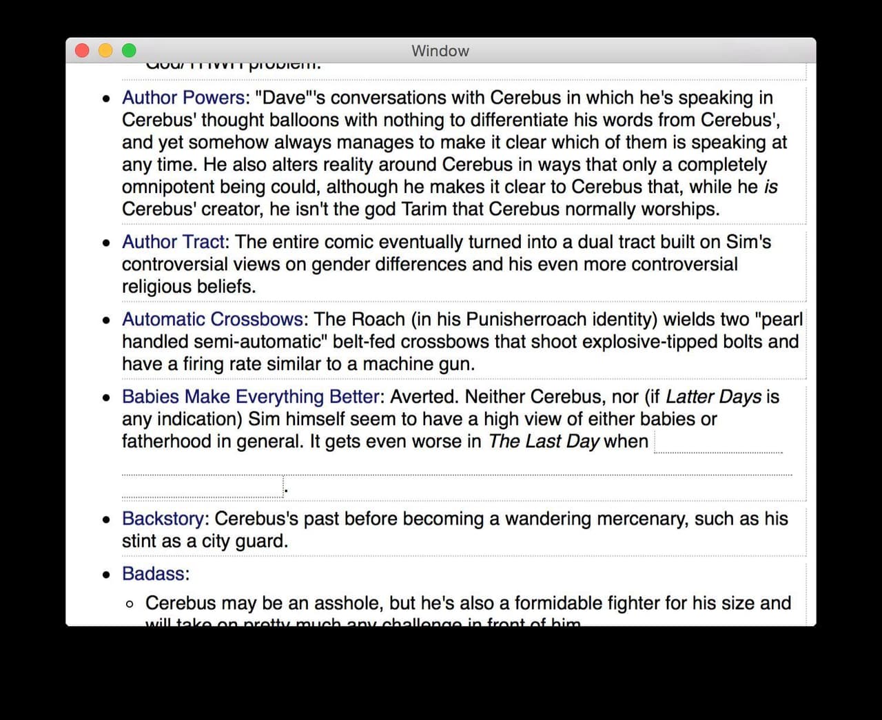 WikiSpider screenshot 3