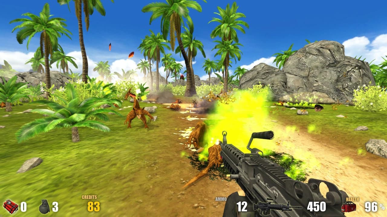 Action Alien: Tropical Mayhem screenshot 3