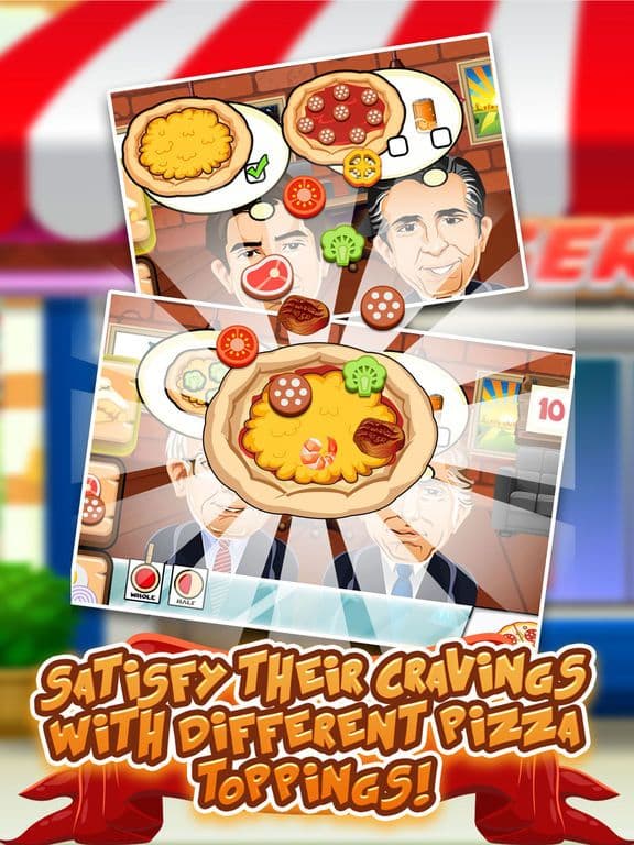 Trumps Pizza Restaurant Dash - 2016 Election on the Run Wall Cooking Game!