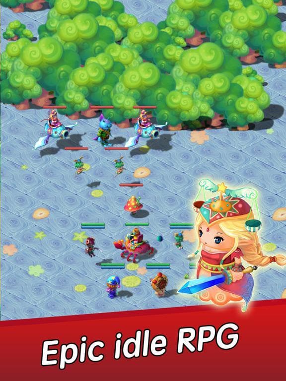 Angel Town 8- idle RPG screenshot 2