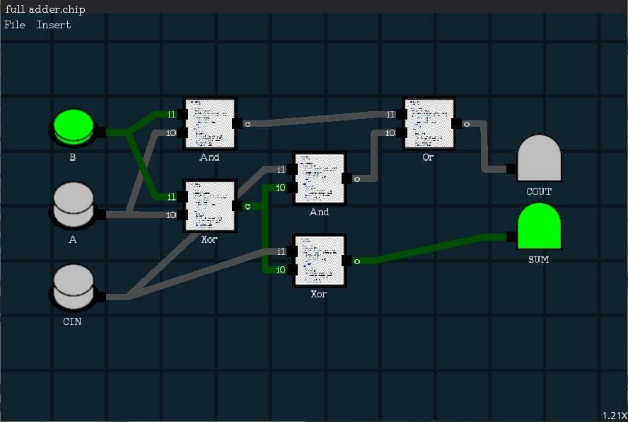 Micro - the Digital System Simulator (Lince) screenshot 2