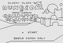 clicky clicks dungeon of hand drawn computer graphics screenshot 3