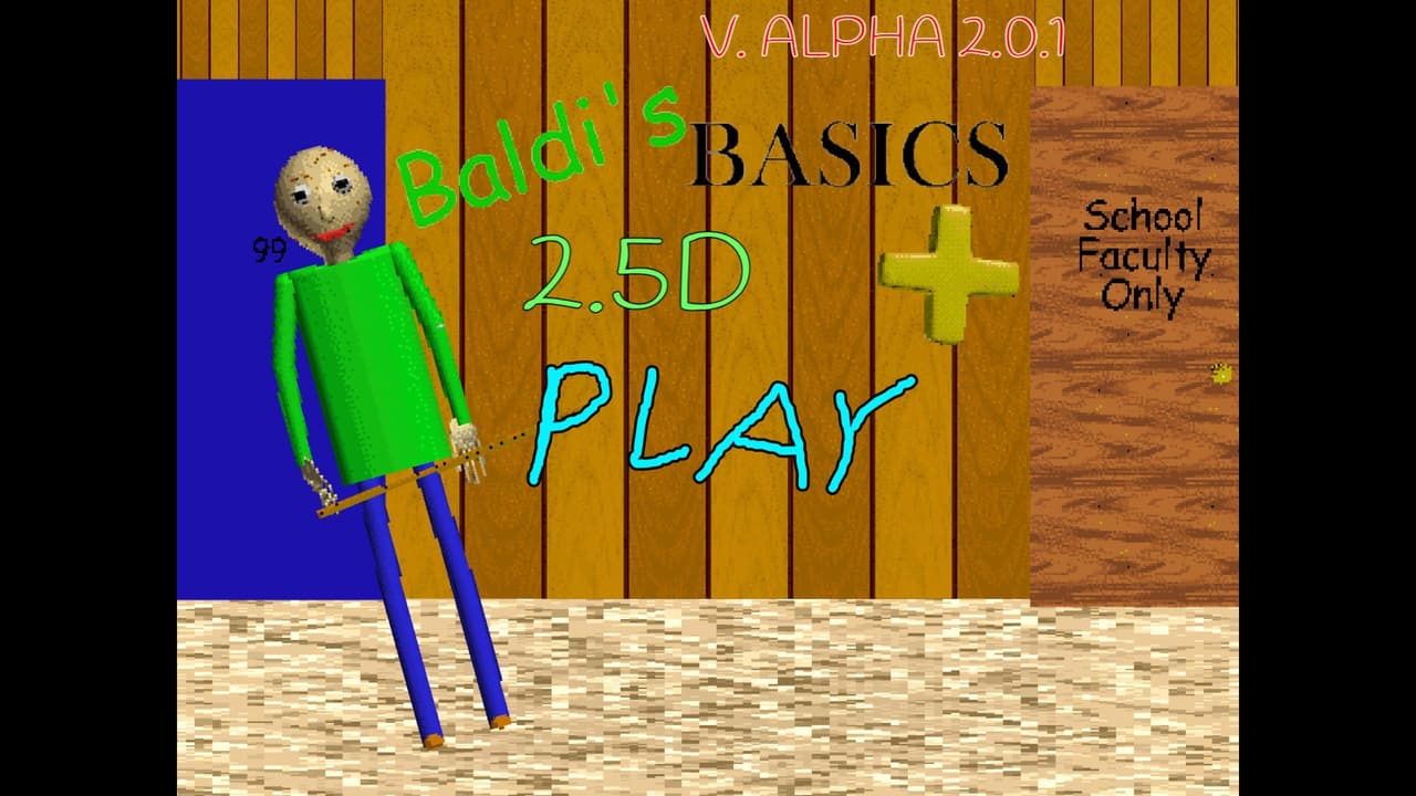 Baldis Basics Plus Alpha 2.0.2 (Scratch) screenshot 2