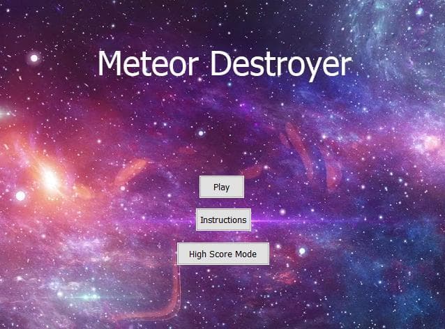 Meteor Destroyer (Jayometric Students) screenshot 2