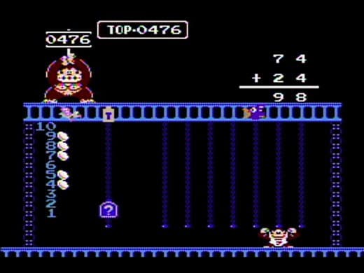 Donkey Kong Jr. Math