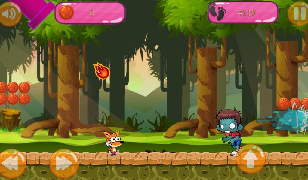 Mr. Fox vs Zombies screenshot 2