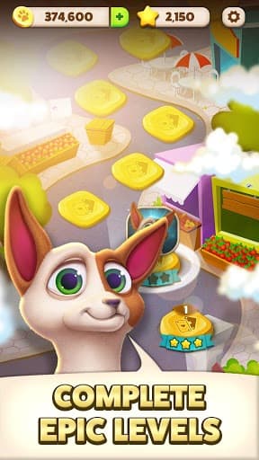 Solitaire Pets Adventure - Classic Card Game screenshot 5